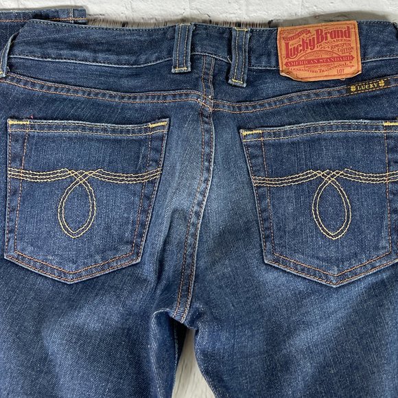 LUCKY BRAND WOMENS LOLA BOOTLEG SHORT INSEAM JEANS - Picture 8 of 14